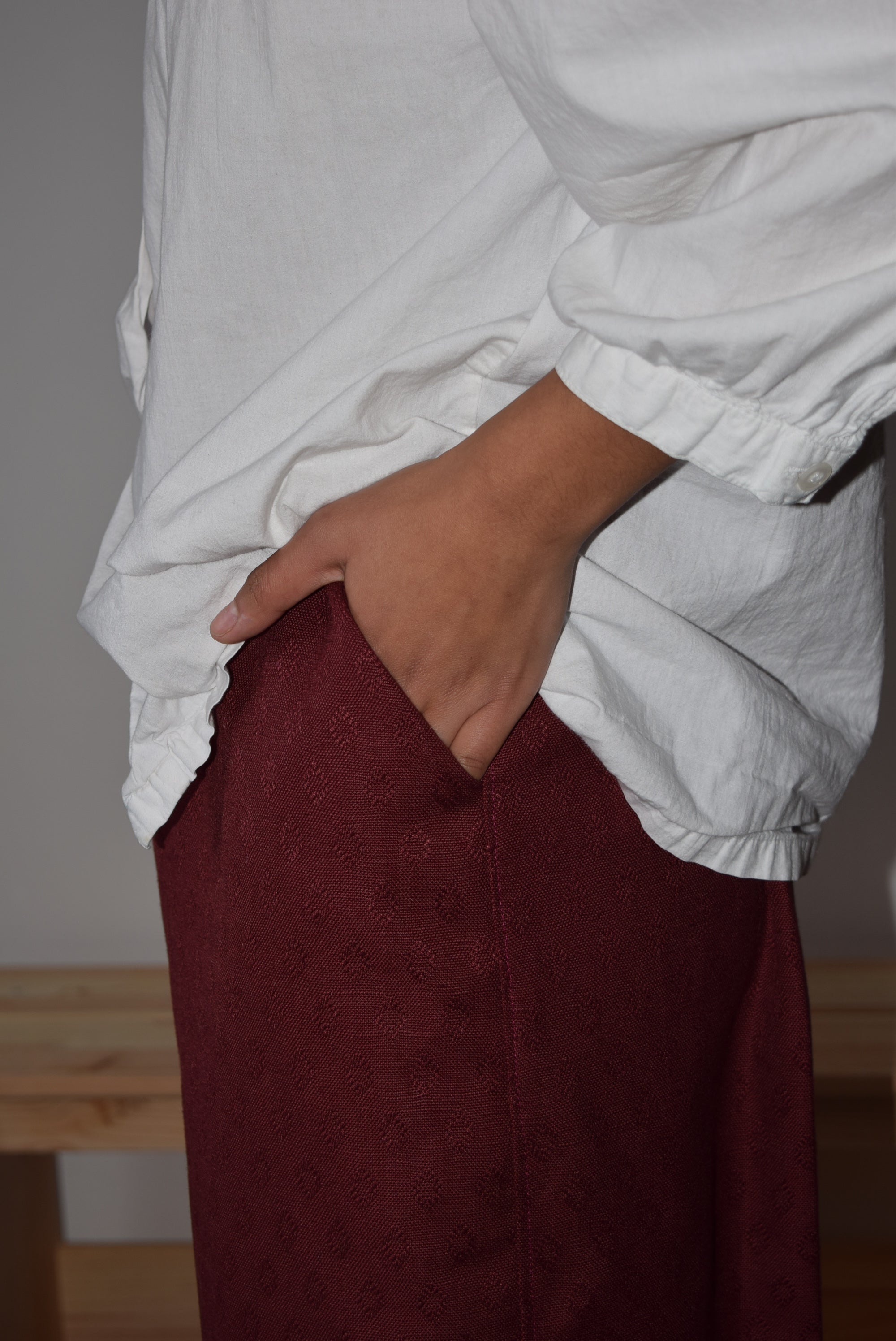 The Phil Burgundy Trousers