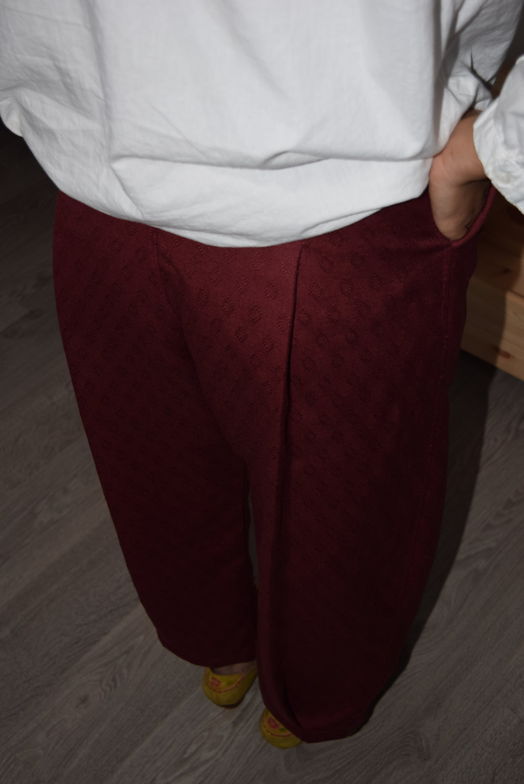 The Phil Burgundy Trousers