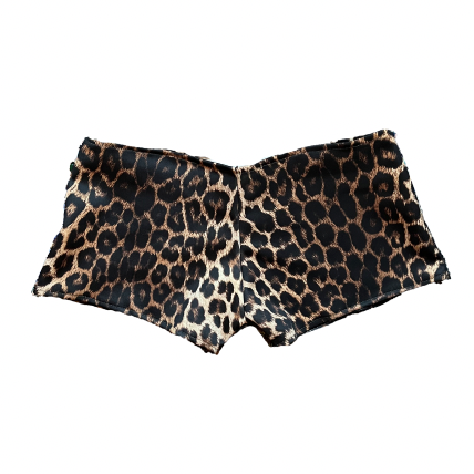 The Leopard Zeba Booty Shorts